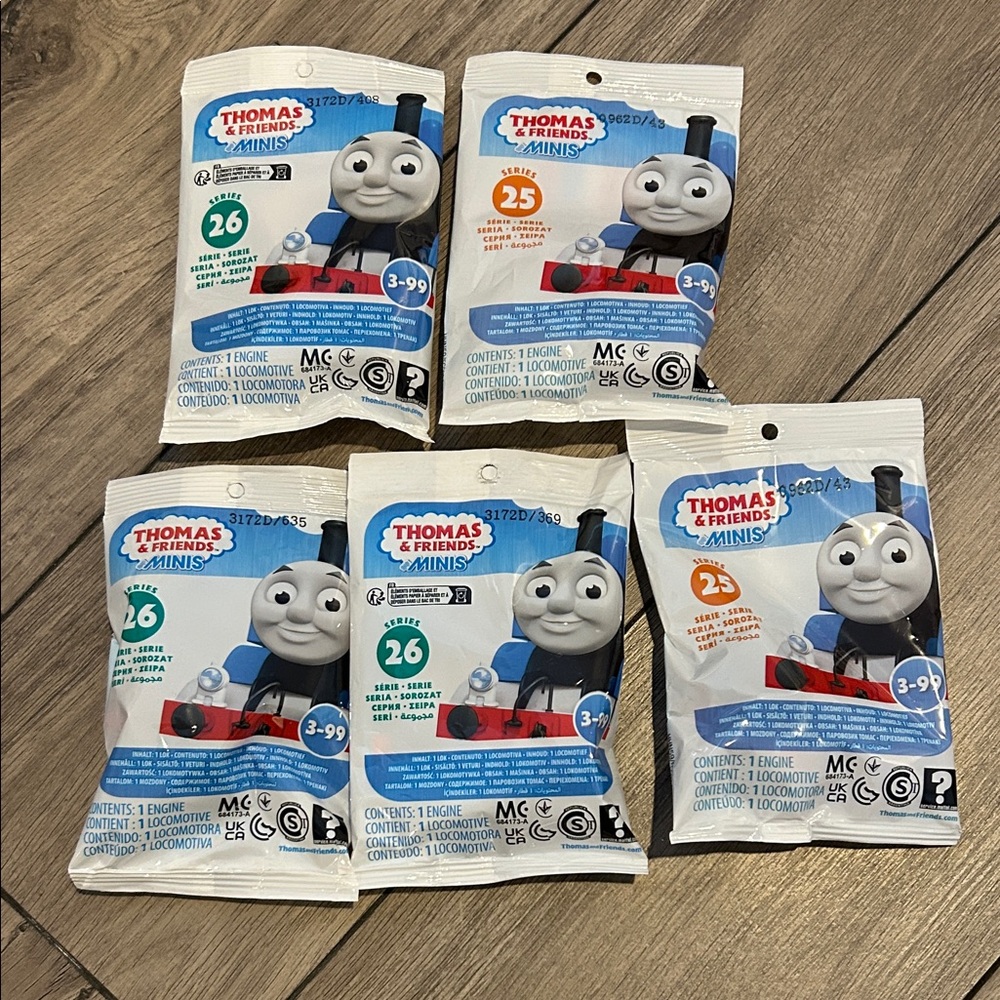 NEW 🆕 lot of 5 Thomas & Friends Minis Surprise Pack